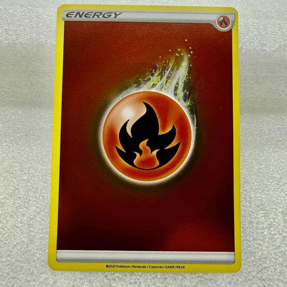 Fire Energy Sword & Shield Reverse Holo Pokémon TCG Mint Unplayed